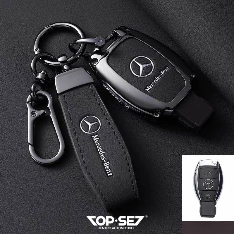Capa de Chave Metálica Universal TopSet Armor Series™ + Chaveiro Elegante (Chave compatível na foto)