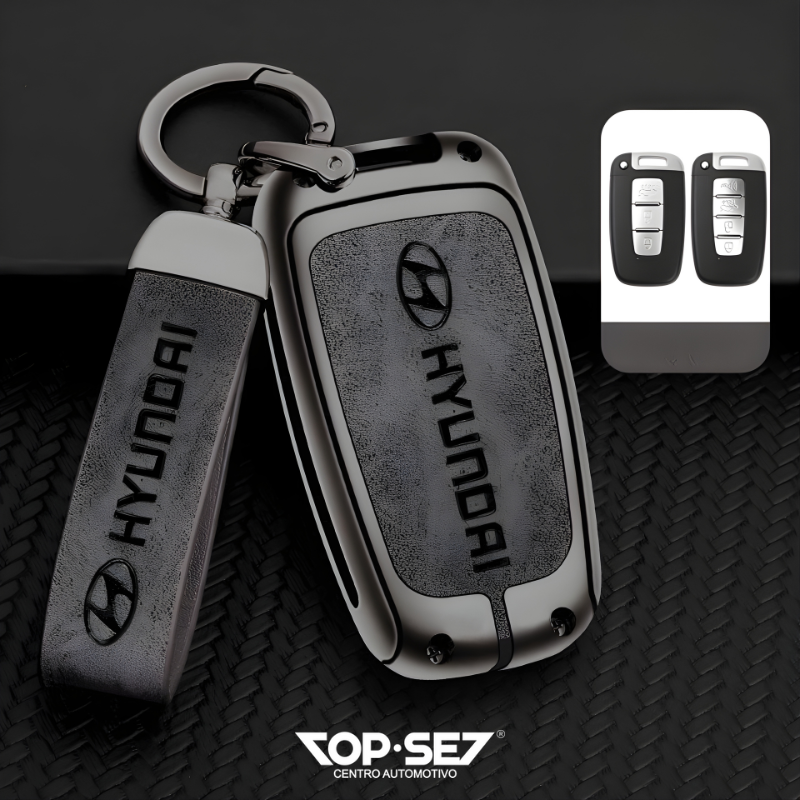 Capa de Chave Metálica Universal TopSet Armor Series™ + Chaveiro Elegante (Chave compatível na foto)
