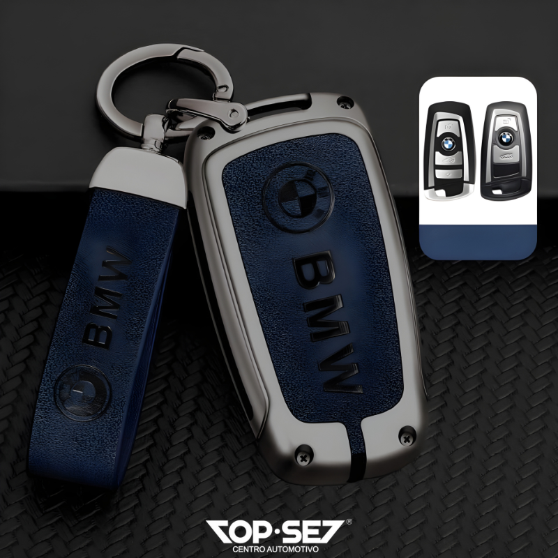 Capa de Chave Metálica Universal TopSet Armor Series™ + Chaveiro Elegante (Chave compatível na foto)