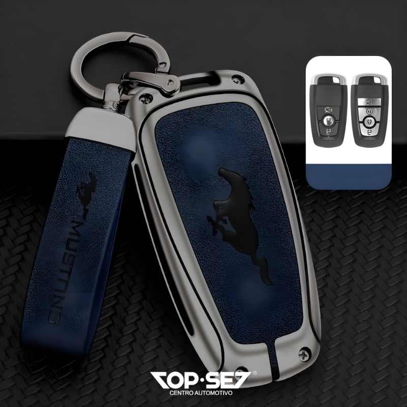 Capa de Chave Metálica Universal TopSet Armor Series™ + Chaveiro Elegante (Chave compatível na foto)