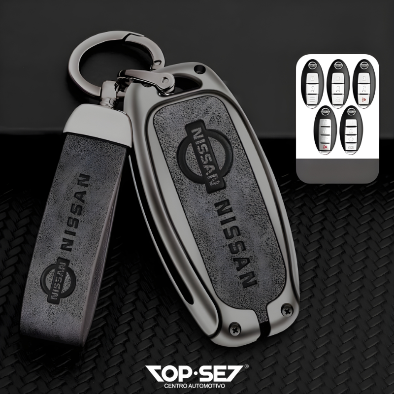 Capa de Chave Metálica Universal TopSet Armor Series™ + Chaveiro Elegante (Chave compatível na foto)