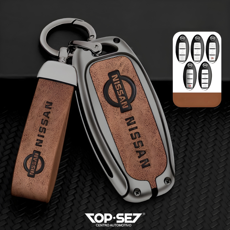 Capa de Chave Metálica Universal TopSet Armor Series™ + Chaveiro Elegante (Chave compatível na foto)