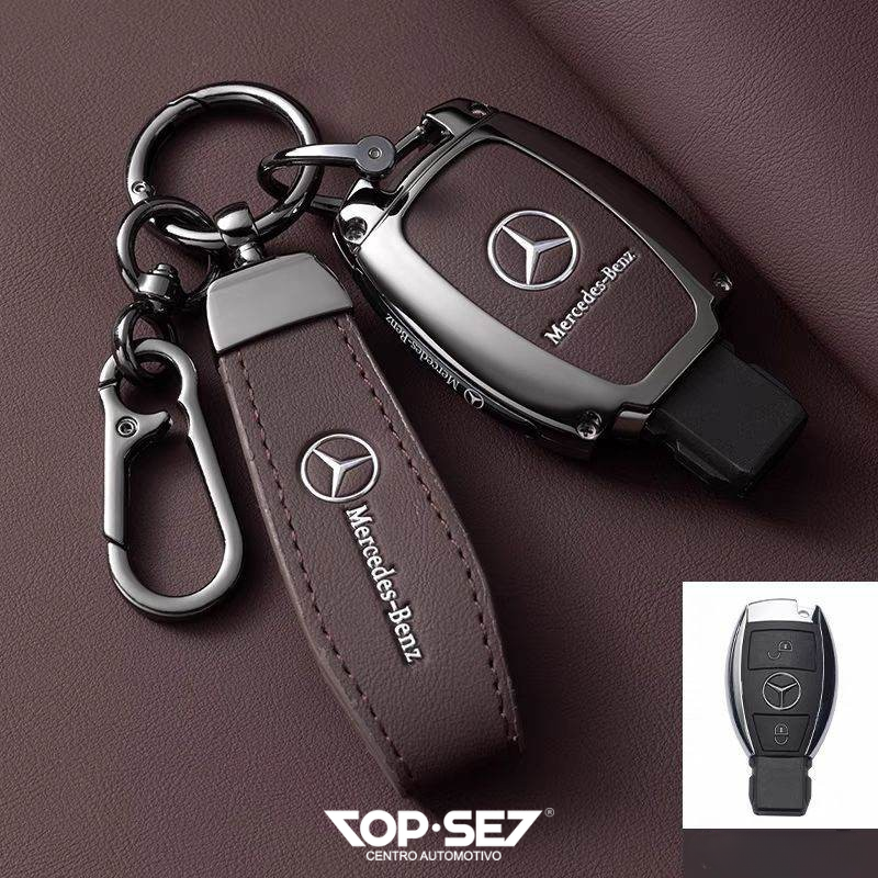 Capa de Chave Metálica Universal TopSet Armor Series™ + Chaveiro Elegante (Chave compatível na foto)