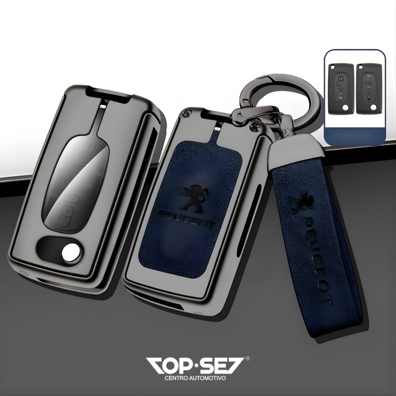 Capa de Chave Metálica Universal TopSet Armor Series™ + Chaveiro Elegante (Chave compatível na foto)