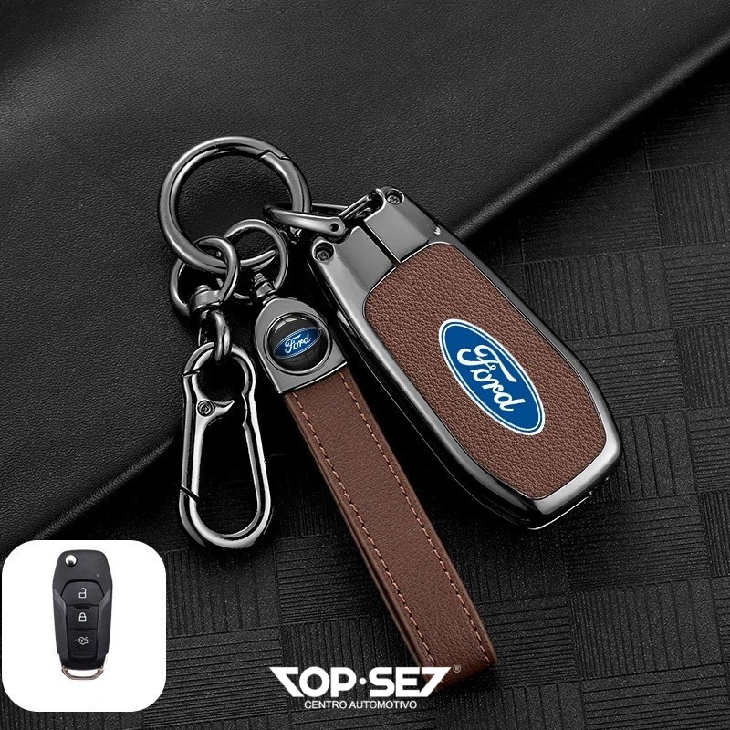 Capa de Chave Metálica Universal TopSet Armor Series™ + Chaveiro Elegante (Chave compatível na foto)