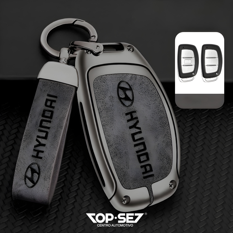 Capa de Chave Metálica Universal TopSet Armor Series™ + Chaveiro Elegante (Chave compatível na foto)