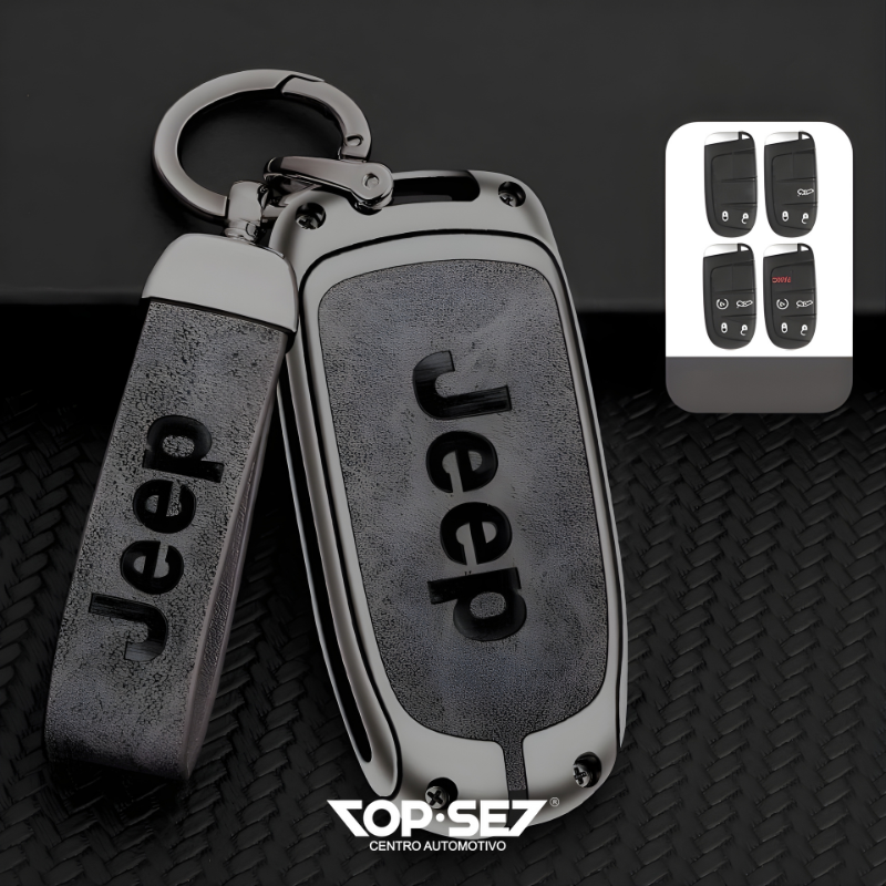 Capa de Chave Metálica Universal TopSet Armor Series™ + Chaveiro Elegante (Chave compatível na foto)