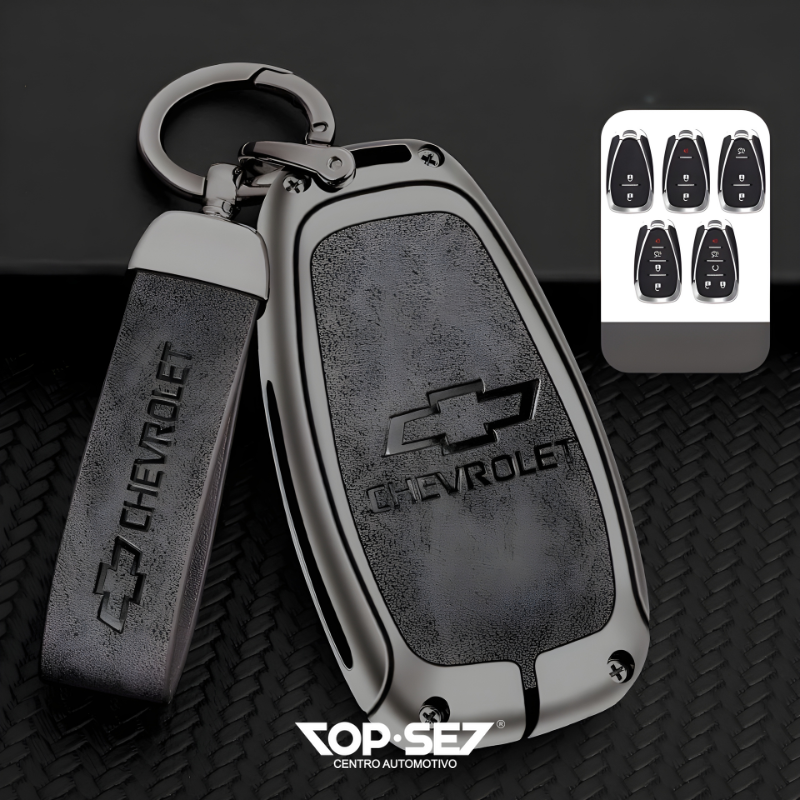 Capa de Chave Metálica Universal TopSet Armor Series™ + Chaveiro Elegante (Chave compatível na foto)