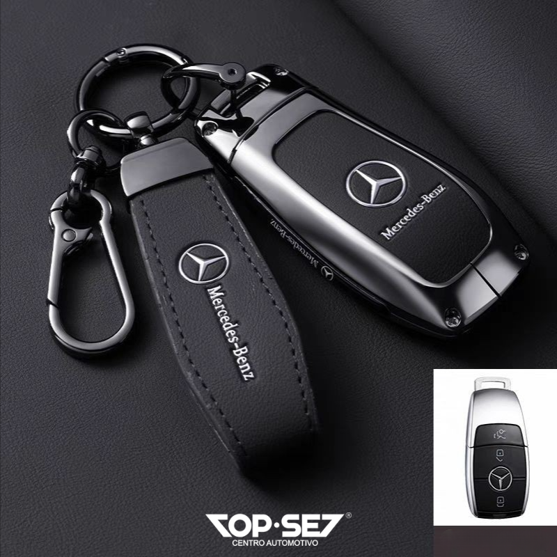 Capa de Chave Metálica Universal TopSet Armor Series™ + Chaveiro Elegante (Chave compatível na foto)