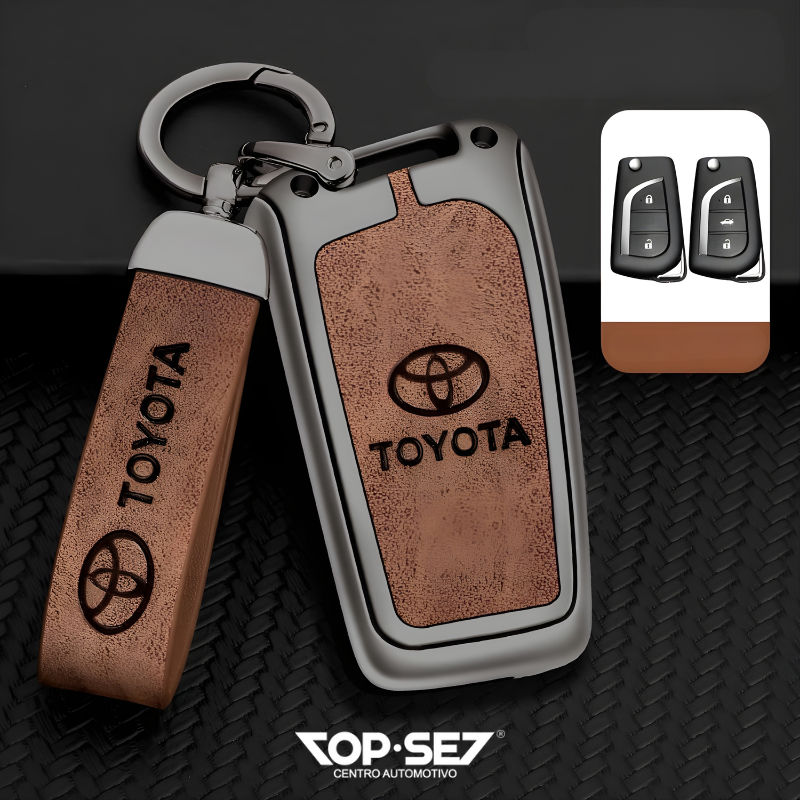 Capa de Chave Metálica Universal TopSet Armor Series™ + Chaveiro Elegante (Chave compatível na foto)