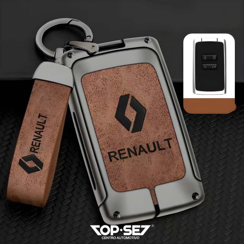 Capa de Chave Metálica Universal TopSet Armor Series™ + Chaveiro Elegante (Chave compatível na foto)