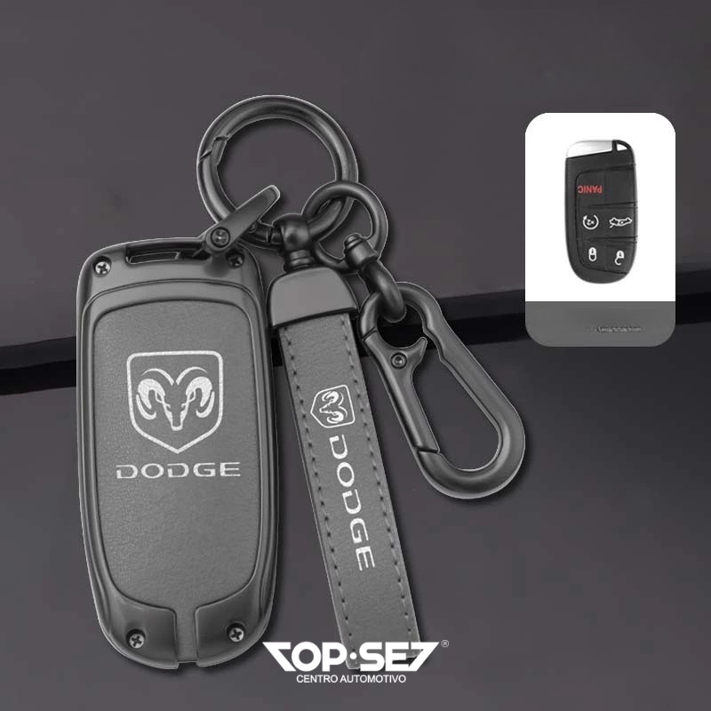 Capa de Chave Metálica Universal TopSet Armor Series™ + Chaveiro Elegante (Chave compatível na foto)