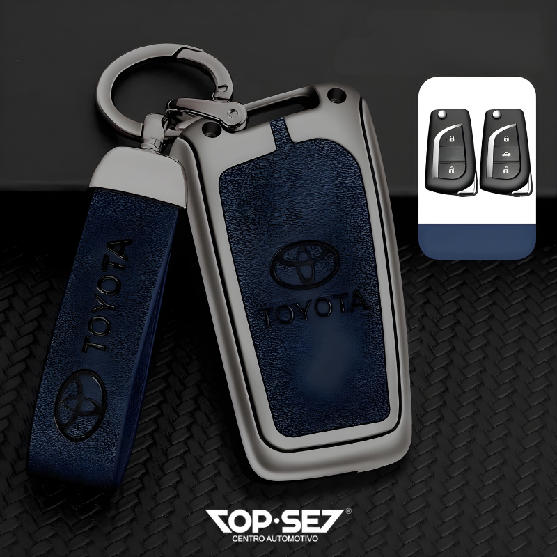 Capa de Chave Metálica Universal TopSet Armor Series™ + Chaveiro Elegante (Chave compatível na foto)
