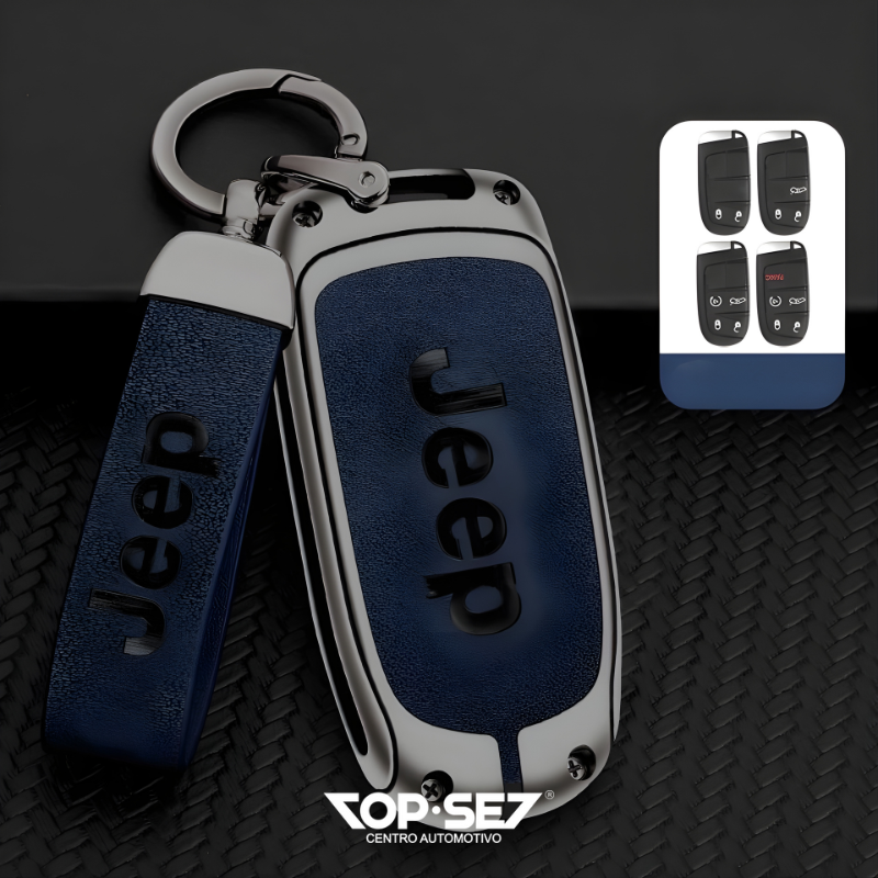 Capa de Chave Metálica Universal TopSet Armor Series™ + Chaveiro Elegante (Chave compatível na foto)