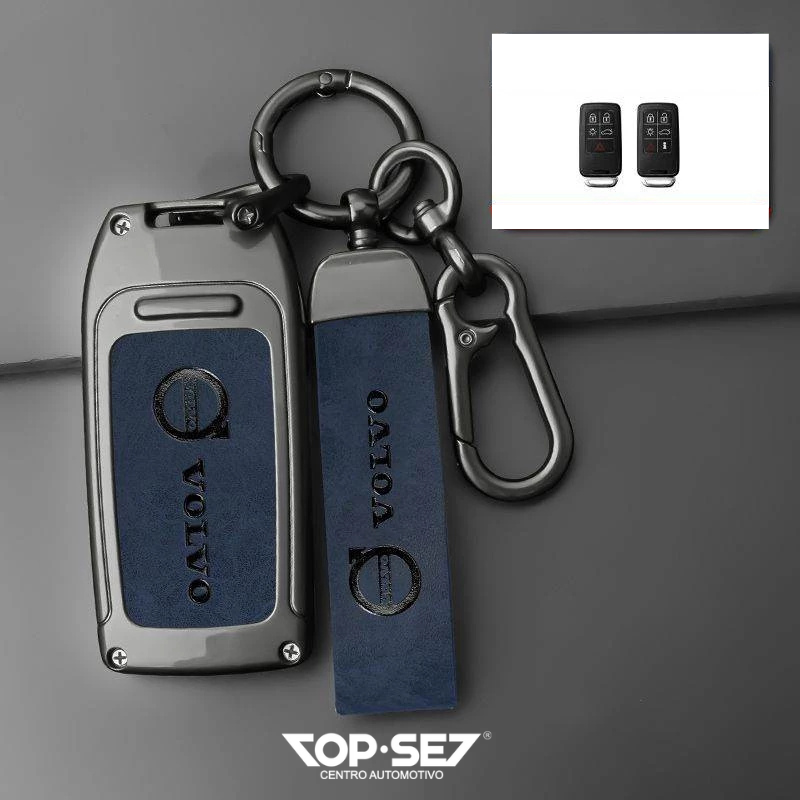 Capa de Chave Metálica Universal TopSet Armor Series™ + Chaveiro Elegante (Chave compatível na foto)