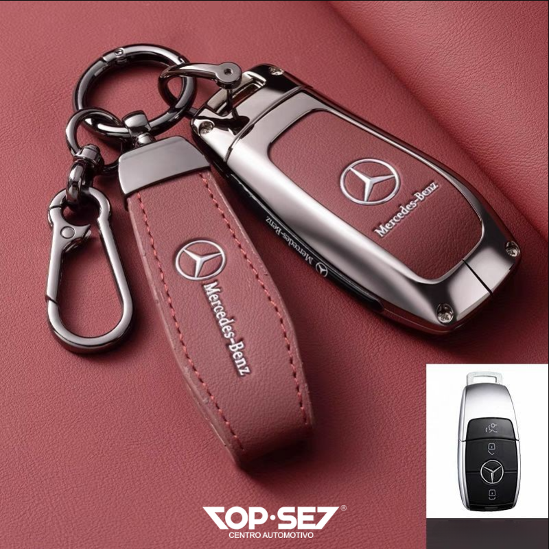 Capa de Chave Metálica Universal TopSet Armor Series™ + Chaveiro Elegante (Chave compatível na foto)