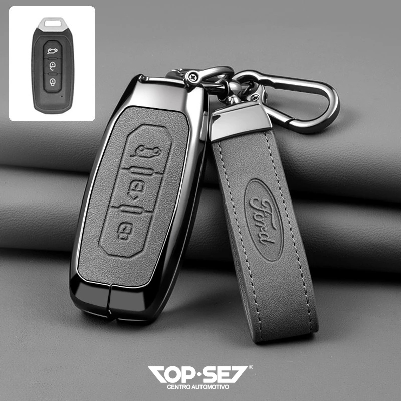 Capa de Chave Metálica Universal TopSet Armor Series™ + Chaveiro Elegante (Chave compatível na foto)