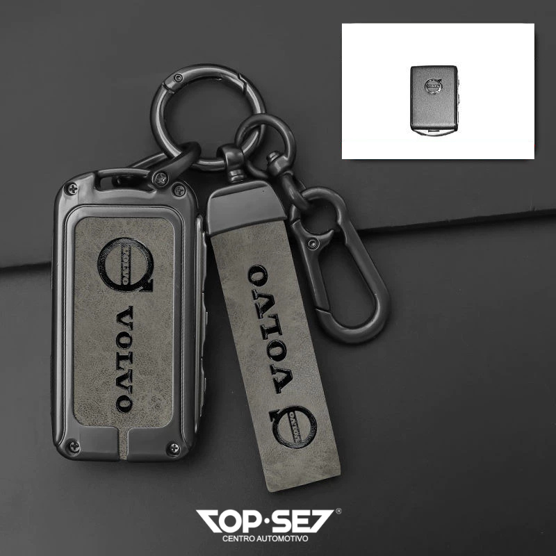 Capa de Chave Metálica Universal TopSet Armor Series™ + Chaveiro Elegante (Chave compatível na foto)