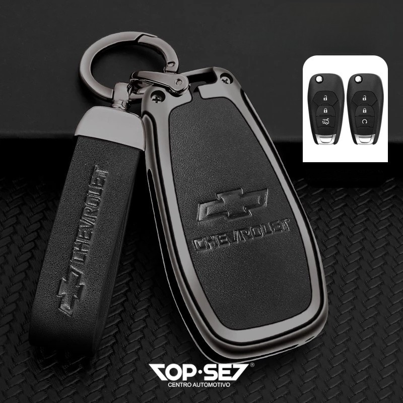 Capa de Chave Metálica Universal TopSet Armor Series™ + Chaveiro Elegante (Chave compatível na foto)