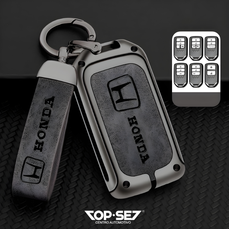 Capa de Chave Metálica Universal TopSet Armor Series™ + Chaveiro Elegante (Chave compatível na foto)