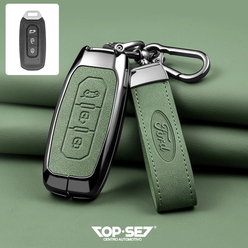 Capa de Chave Metálica Universal TopSet Armor Series™ + Chaveiro Elegante (Chave compatível na foto)