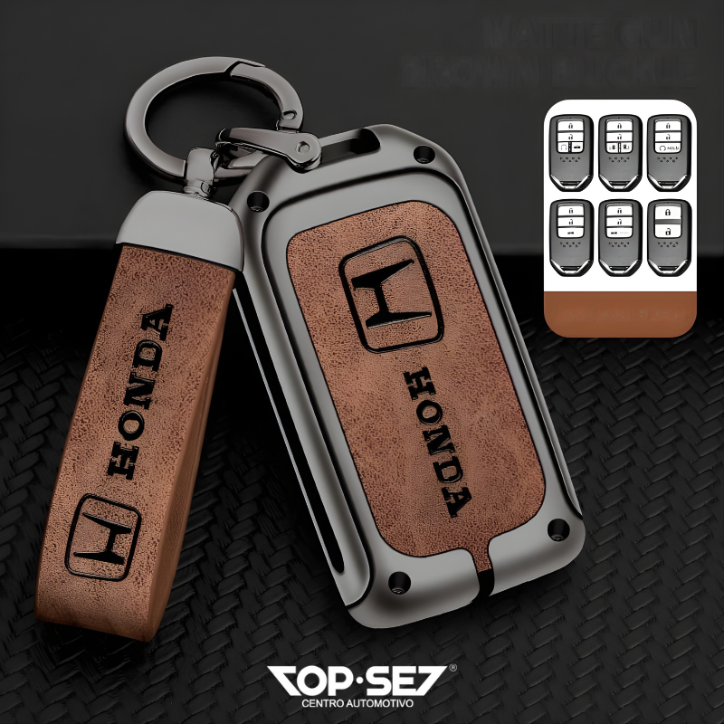 Capa de Chave Metálica Universal TopSet Armor Series™ + Chaveiro Elegante (Chave compatível na foto)