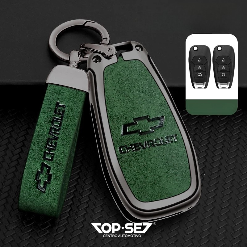 Capa de Chave Metálica Universal TopSet Armor Series™ + Chaveiro Elegante (Chave compatível na foto)
