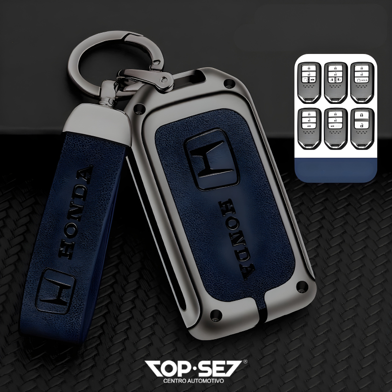 Capa de Chave Metálica Universal TopSet Armor Series™ + Chaveiro Elegante (Chave compatível na foto)