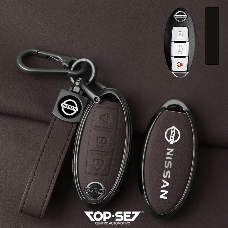 Capa de Chave Metálica Universal TopSet Armor Series™ + Chaveiro Elegante (Chave compatível na foto)