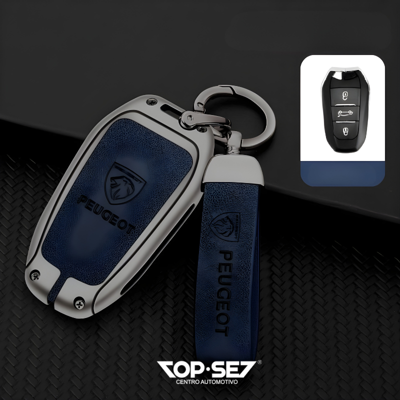 Capa de Chave Metálica Universal TopSet Armor Series™ + Chaveiro Elegante (Chave compatível na foto)