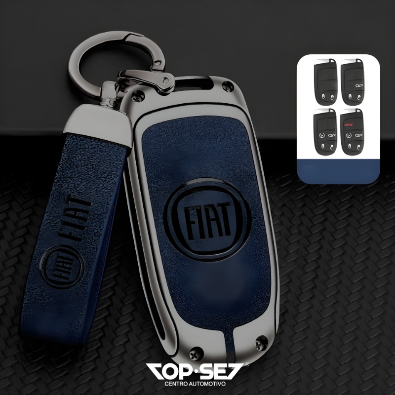 Capa de Chave Metálica Universal TopSet Armor Series™ + Chaveiro Elegante (Chave compatível na foto)