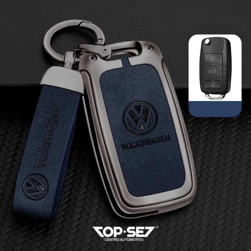 Capa de Chave Metálica Universal TopSet Armor Series™ + Chaveiro Elegante (Chave compatível na foto)
