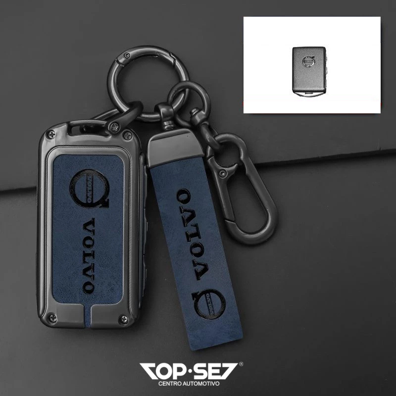 Capa de Chave Metálica Universal TopSet Armor Series™ + Chaveiro Elegante (Chave compatível na foto)