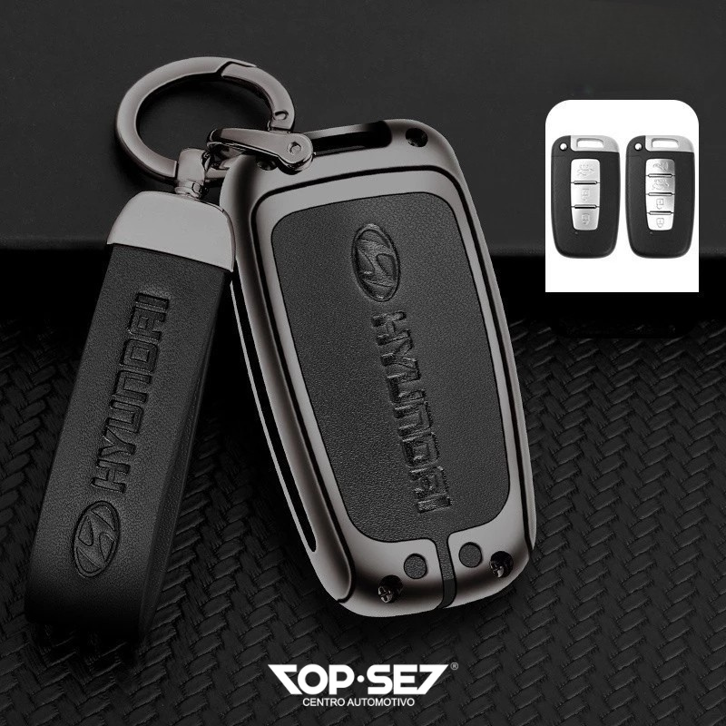 Capa de Chave Metálica Universal TopSet Armor Series™ + Chaveiro Elegante (Chave compatível na foto)