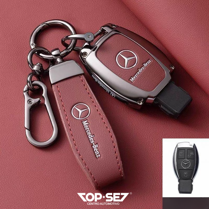 Capa de Chave Metálica Universal TopSet Armor Series™ + Chaveiro Elegante (Chave compatível na foto)