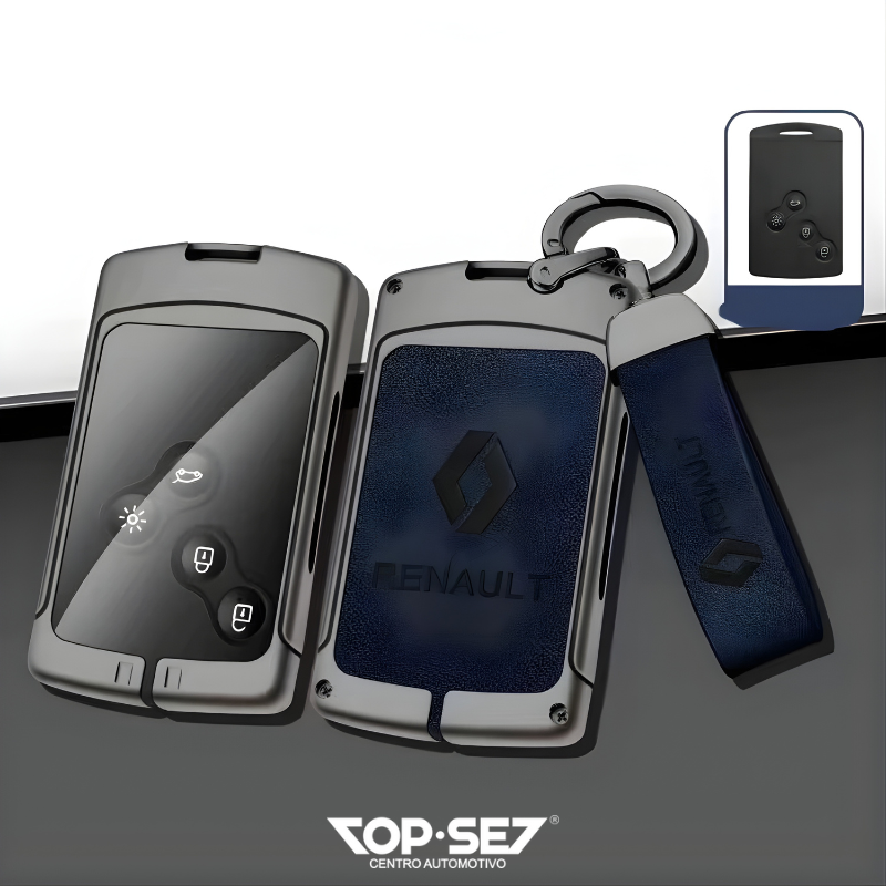 Capa de Chave Metálica Universal TopSet Armor Series™ + Chaveiro Elegante (Chave compatível na foto)