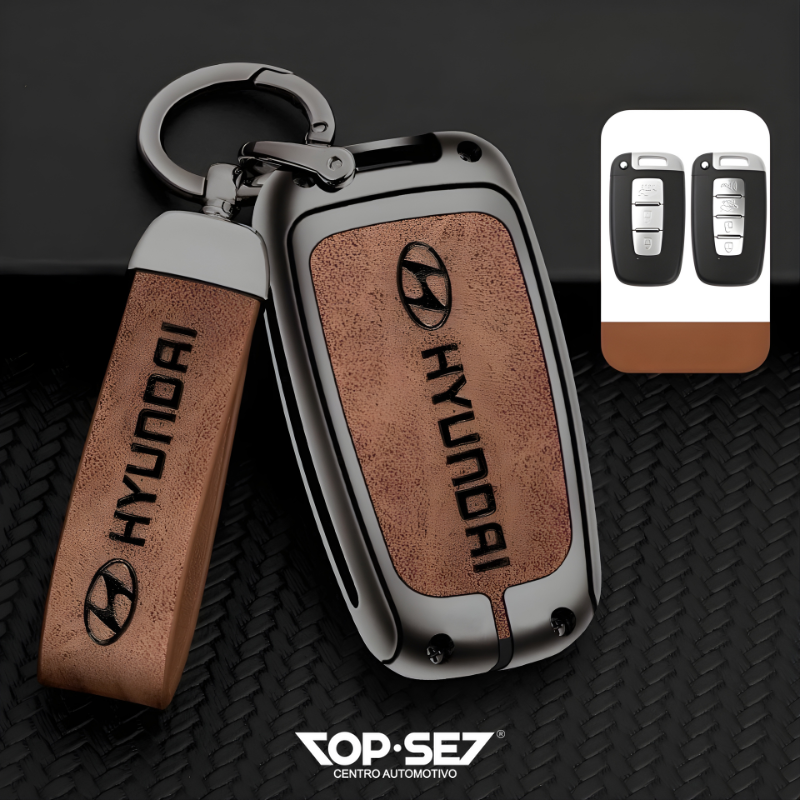 Capa de Chave Metálica Universal TopSet Armor Series™ + Chaveiro Elegante (Chave compatível na foto)