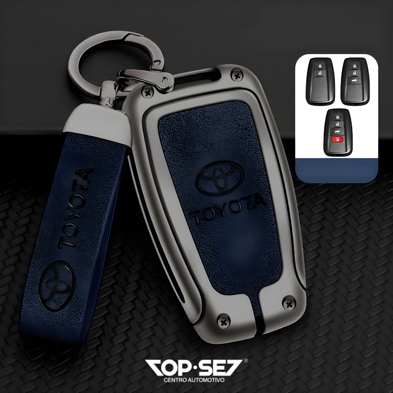 Capa de Chave Metálica Universal TopSet Armor Series™ + Chaveiro Elegante (Chave compatível na foto)