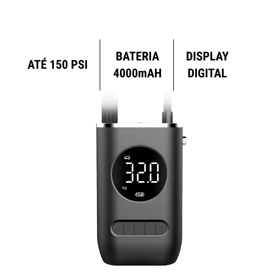 Bomba de ar portátil - Top Set Accessories™ - ÚLTIMAS UNIDADES