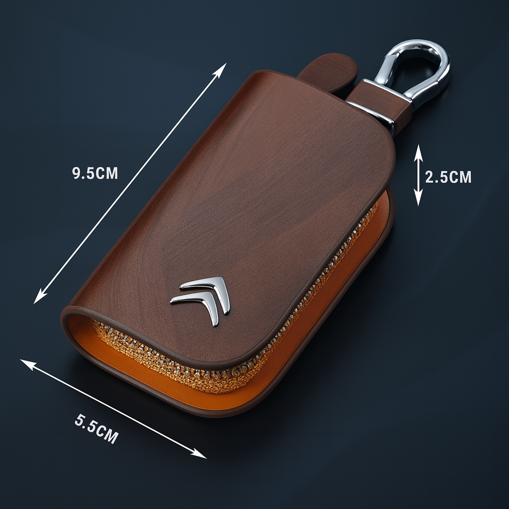 Porta-Chaves Automotivo em Couro Premium Proteção e Estilo para sua Chave