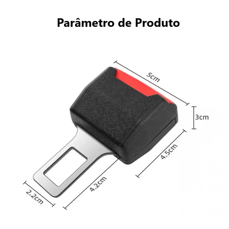 Par de Fivela Extensor Cinto de Segurança Bloqueio Extensão de Carro Universal Trava Conversor Multifuncional