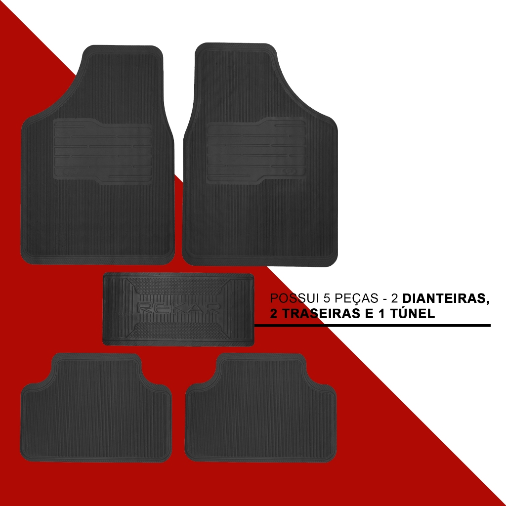 Conjunto Tapete Emborrachado
