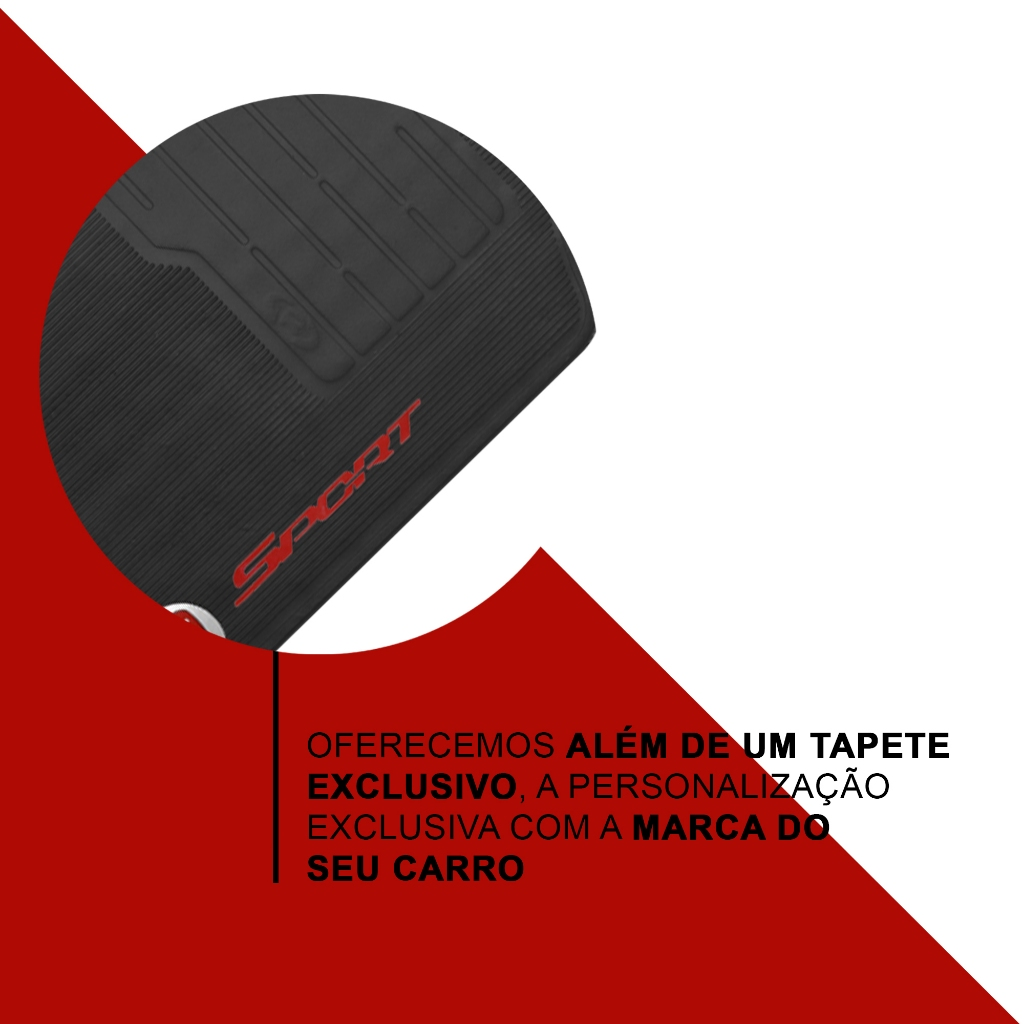 Conjunto Tapete Emborrachado