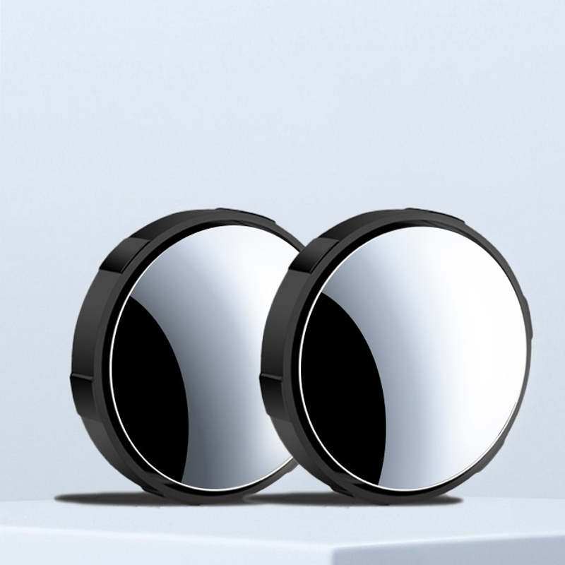 Espelho retrovisor do carro infinito pequeno espelho redondo 360 graus invertendo espelho de ponto cego