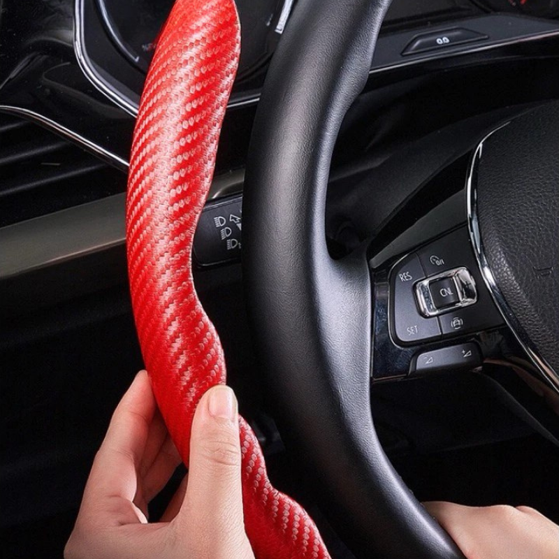 Capa de Volante Carbon Fiber Conforto Durabilidade e Design Moderno