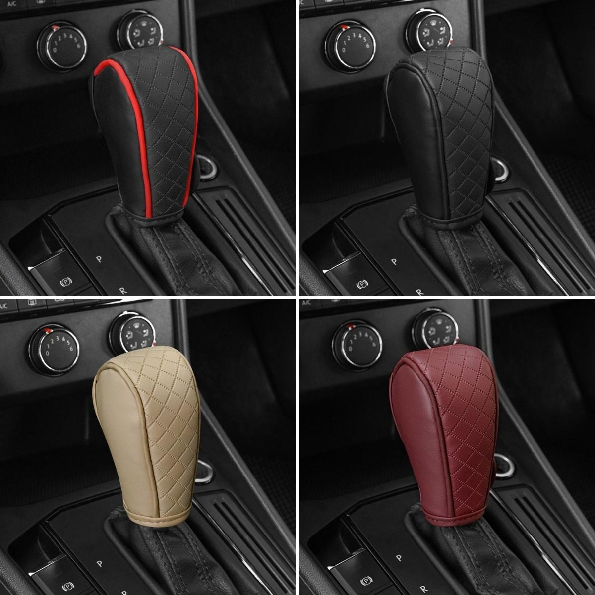 Capa De Couro para Manopla de Câmbio Antiderrapante