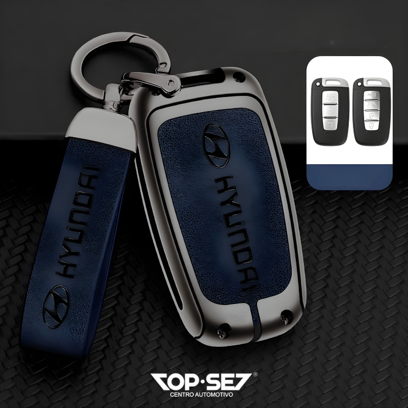 Capa de Chave Metálica Universal TopSet Armor Series™ + Chaveiro Elegante (Chave compatível na foto)