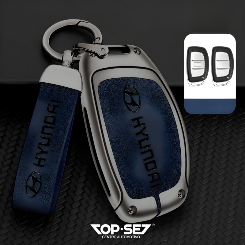 Capa de Chave Metálica Universal TopSet Armor Series™ + Chaveiro Elegante (Chave compatível na foto)