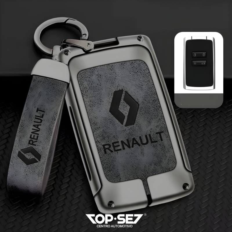 Capa de Chave Metálica Universal TopSet Armor Series™ + Chaveiro Elegante (Chave compatível na foto)