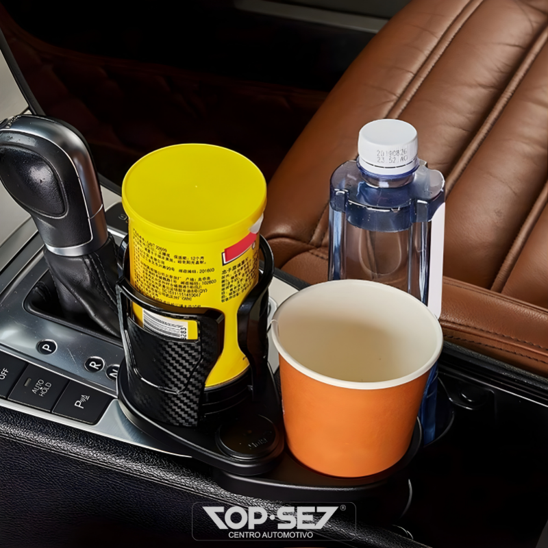 Suporte de Copo 360° com Suporte Duplo